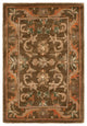 Safavieh Antiquity Collection AT52 Rug, Olive/Gold, 2'x3'
