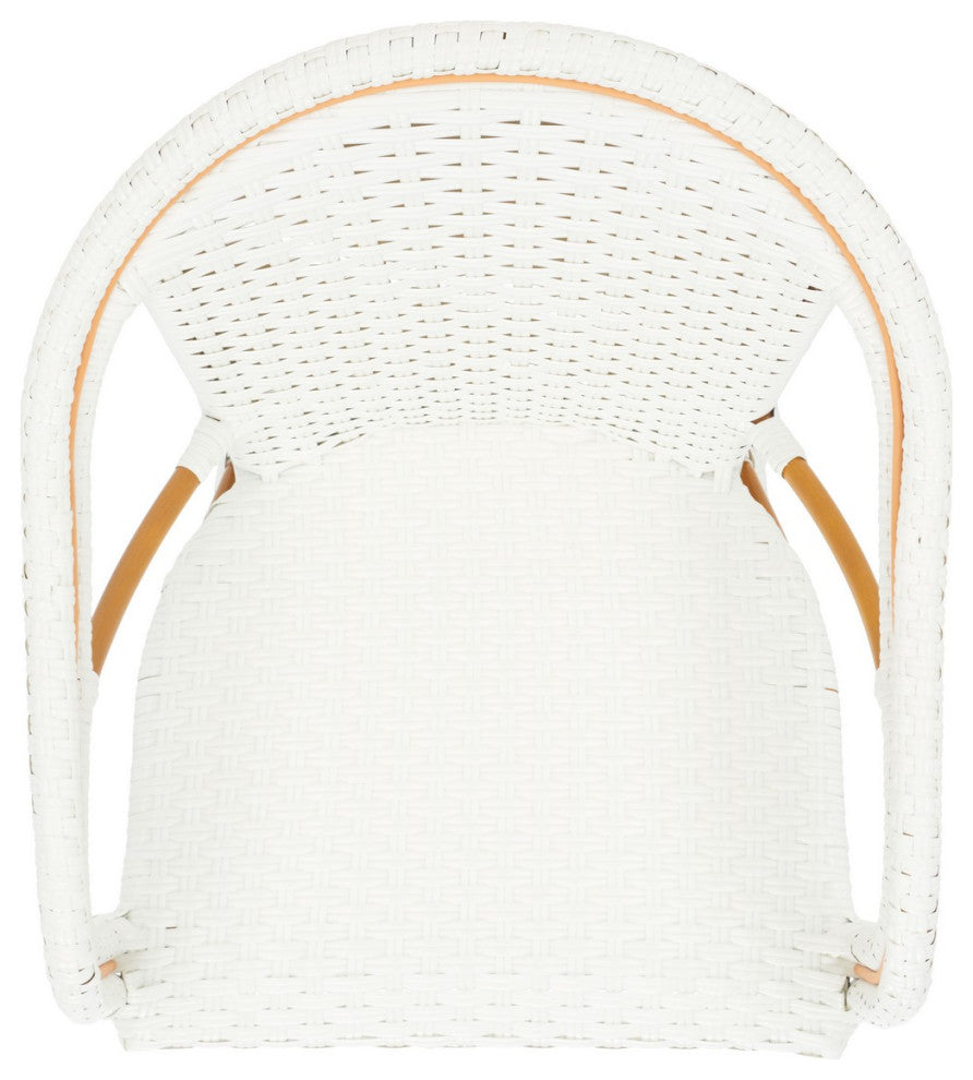 Safavieh California Counter Stool W Arm, White