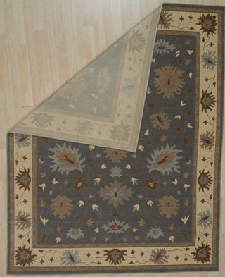 Dk.Gray Traditional Oriental Oushak Area Rug