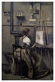 "Corot's Studio" Digital Paper Print by Jean-Baptiste-Camille Corot, 17"x24"