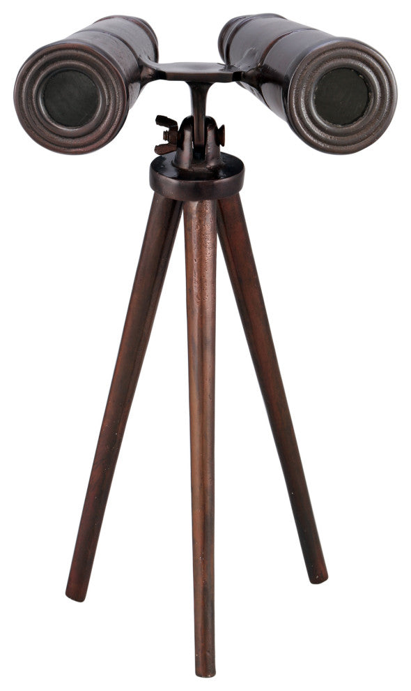 Retro Binoculars Bronze - Brown