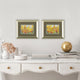Golden Summer Garden Framed Art, 2-Piece Set