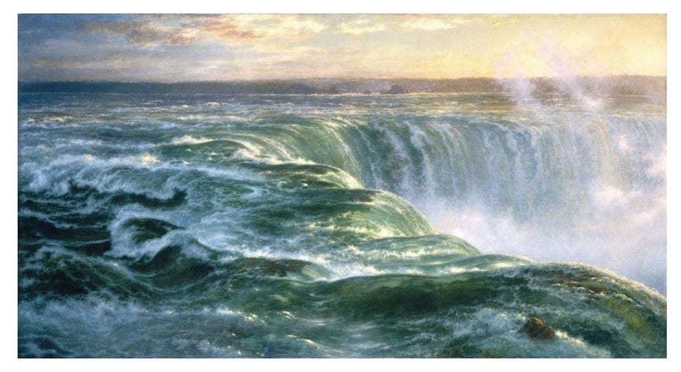"Niagara, 1866" Digital Paper Print by Louis Remy Mignot, 42"x23"
