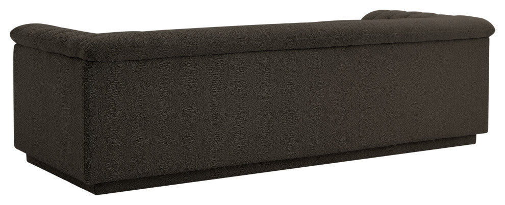 Cascade Upholstered Set, Brown, Boucle Fabric, Sofa
