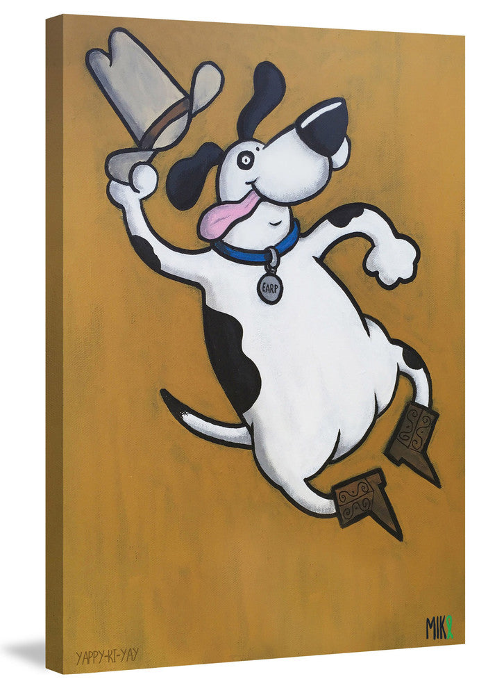 Marmont Hill, "Yappi Ki Yay" by Mike Taylor Painting on Wrapped Canvas, 40x60