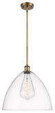 Innovations 516-1S-BB-GBD-162-LED 1-Light Pendant, Brushed Brass