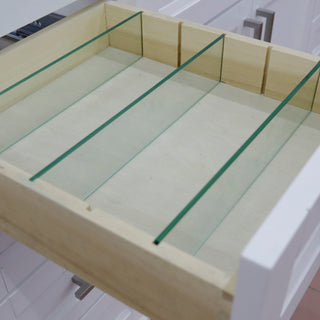 61" Single Sink Vanity, White Finish And Black Galaxy Granite