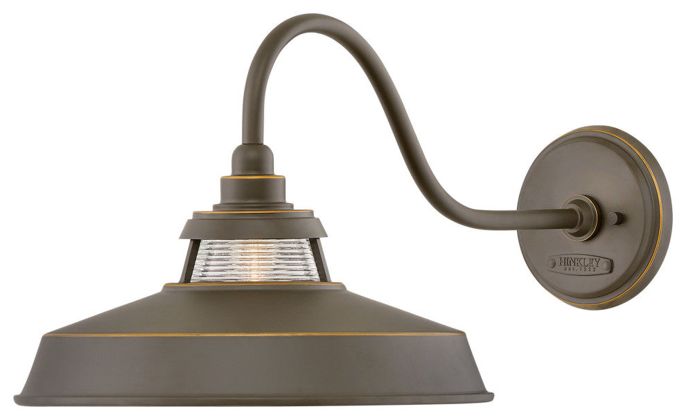 Hinkley Lighting 1195 Troyer 1 Light 12" Tall Outdoor Wall Sconce - Oil Rubbed