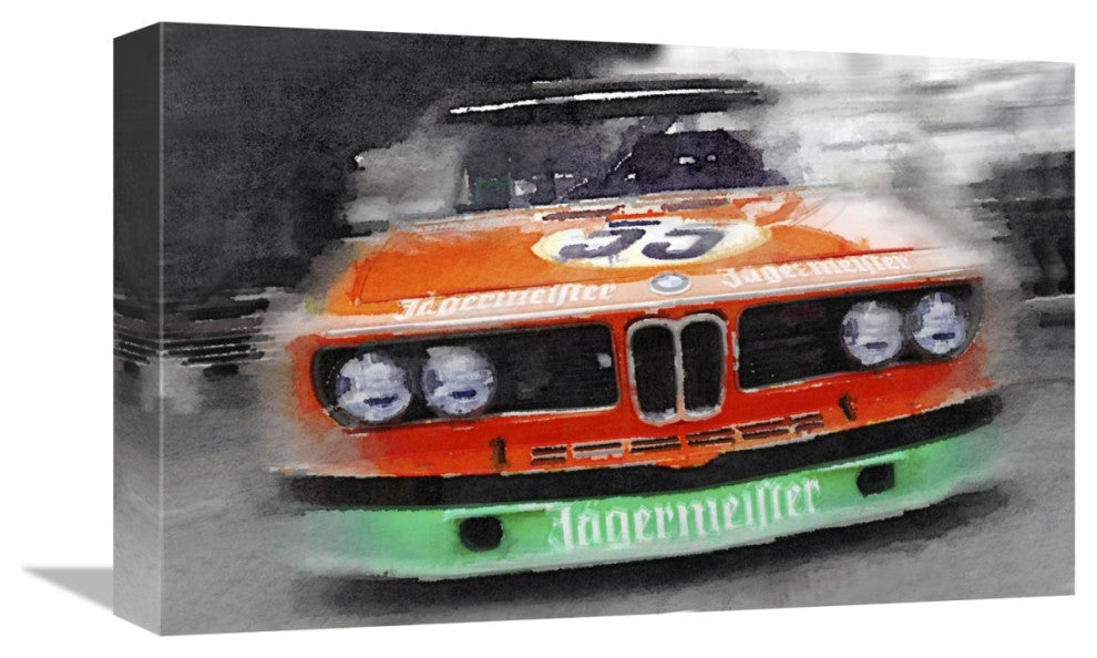 "BMW Front End Watercolor" Fine Art Print