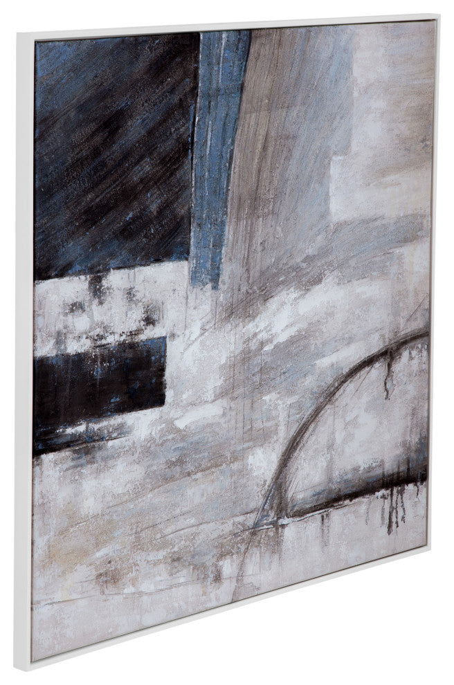 Yuma Framed Canvas - Gray