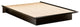 South Shore Step One Queen Platform Bed, 60'', Pure Black
