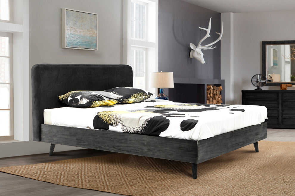 Mohave 3-Piece Acacia Queen Bed and Nightstands Bedroom Set