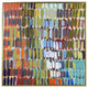 Coloration II Framed Canvas Art Hand Painted Abstract 1.5" Frame