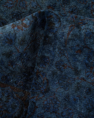 Overdyed, One-of-a-Kind Handmade Area Rug Gray, 4'1"x6'4"