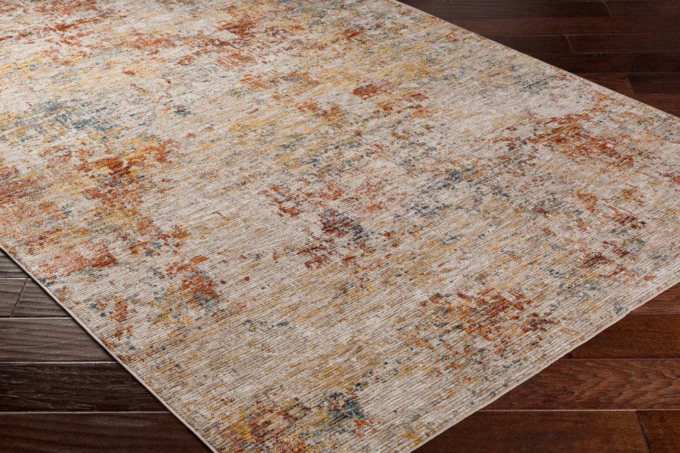 Naila IAL-2310 Red Multi Machine Woven 7'10" x 10'3" Rug
