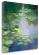 "Blue Lily I" By Julia Purinton, Giclee Print on Gallery Wrap Canvas