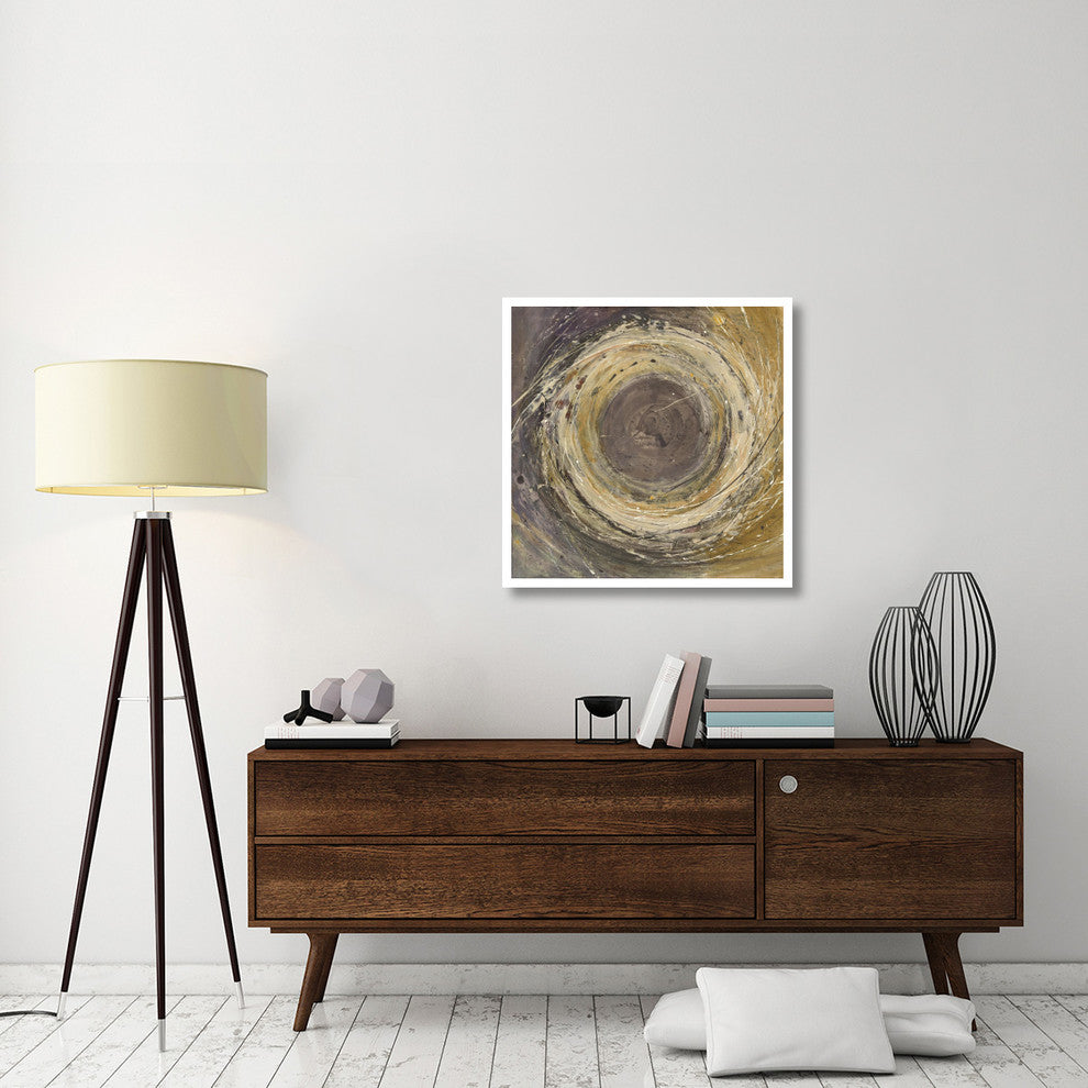 "Wooden Rings" Digital Paper Print by Albena Hristova, 32"x32"