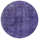 Ahgly Company Indoor Round Mid-Century Modern Area Rugs, 6' Round