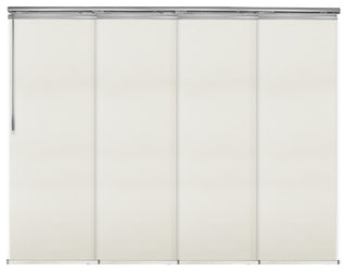 Fidel 4-Panel Track Extendable Vertical Blinds 48-88"W