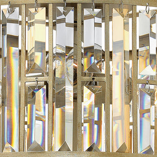 Fredrick Ramond Gemma Medium Flush Mount, Silver Leaf*