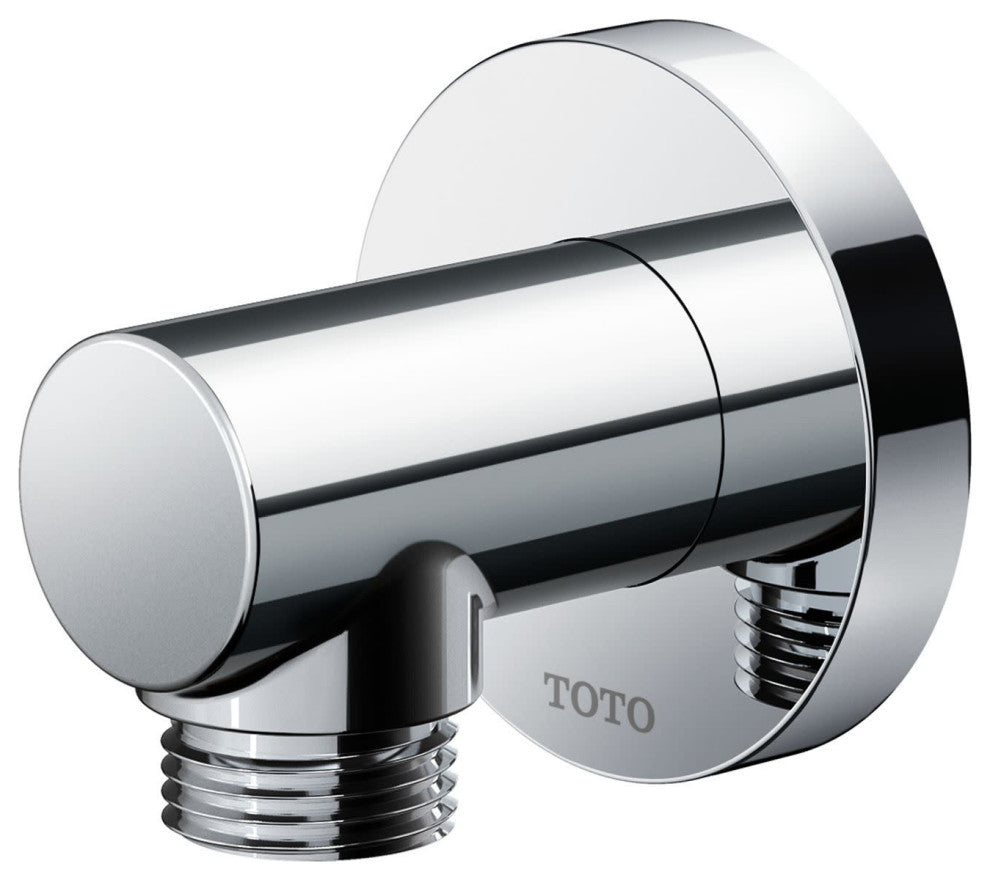 TOTO TBW01014U Round Water Wall Supply for Handshowers - Polished Chrome