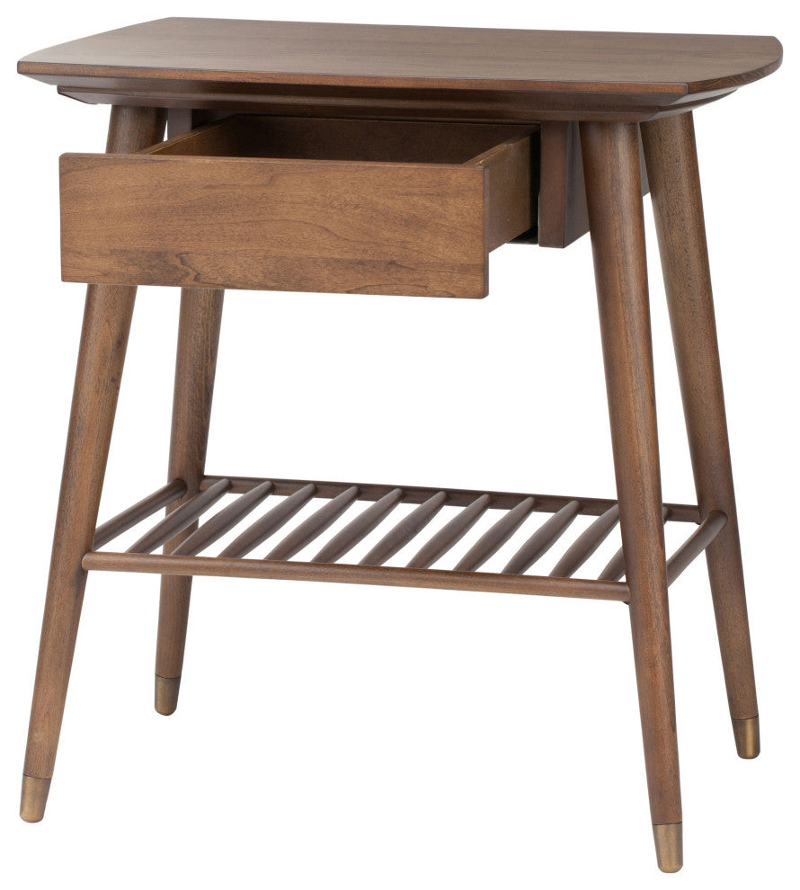 Ari Walnut Wood Side Table, HGST122