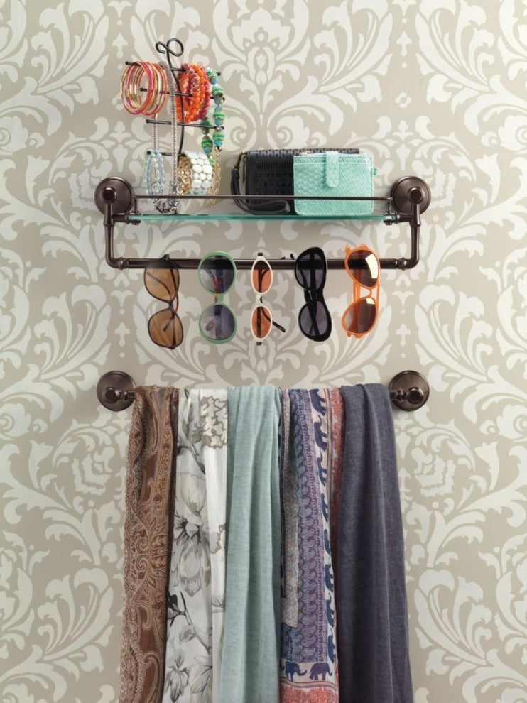 Delta Cassidy 18" Towel Bar, Venetian Bronze, 79718-RB