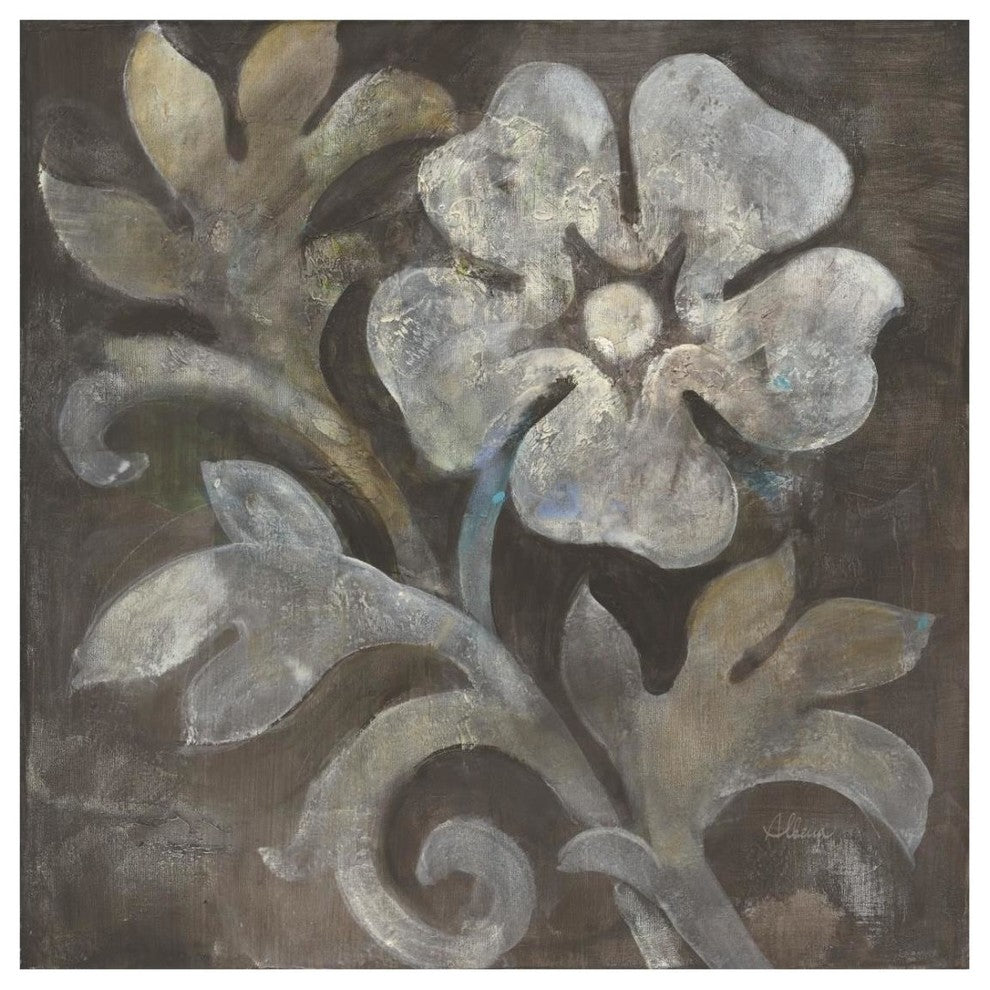 "Fresco Floral I" Digital Paper Print by Albena Hristova, 26"x26"