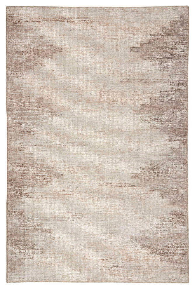 Avalon Diamond Border Area Rug, Natural, 8'10"x11'9"