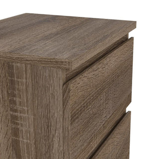 Aurora 2 Drawer Nightstand, Truffle Oak