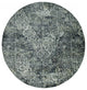 HomeRoots 63" X 91" Grey Polyester or Viscose Rug