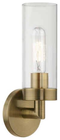 Ludlow 1 Light Antique Brass ADA Single Sconce