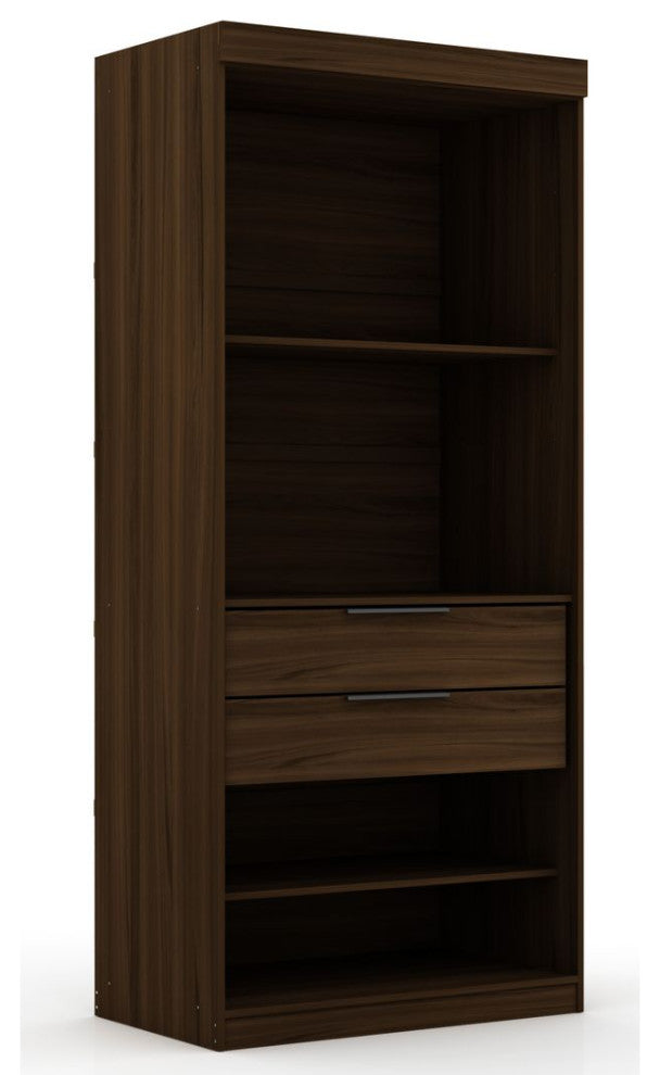 Mulberry Open 1 Sectional Closet, Brown