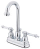 Kingston Brass 4" Centerset Bathroom Faucet, Polished Chrome