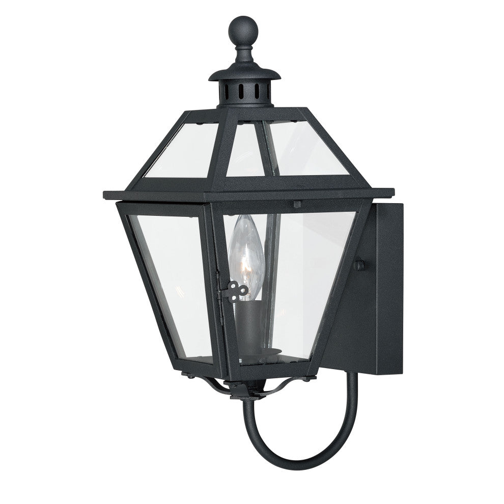 Vaxcel Nottingham 7" Outdoor Wall Light, Textured Black