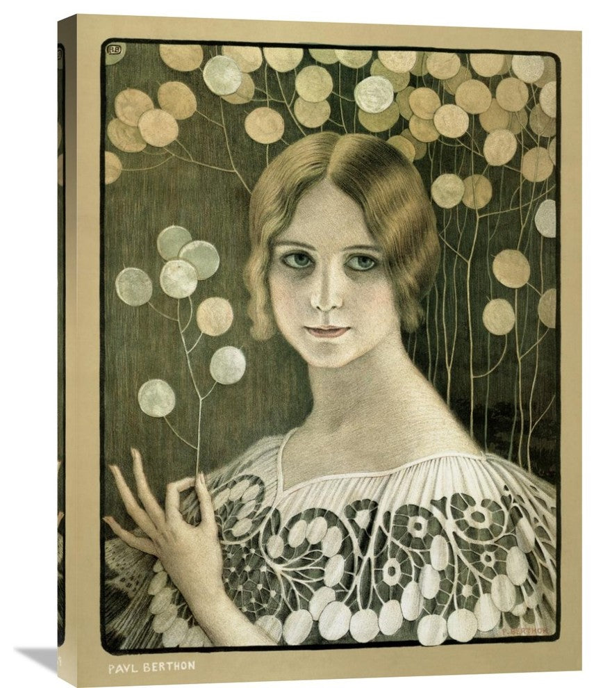 "Lace" Stretched Canvas Giclee by Paul Berthon, 23"x30"