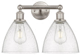 Innovations 616-2W-SN-GBD-754 2 Light Bath Vanity Light, Brushed Satin Nickel