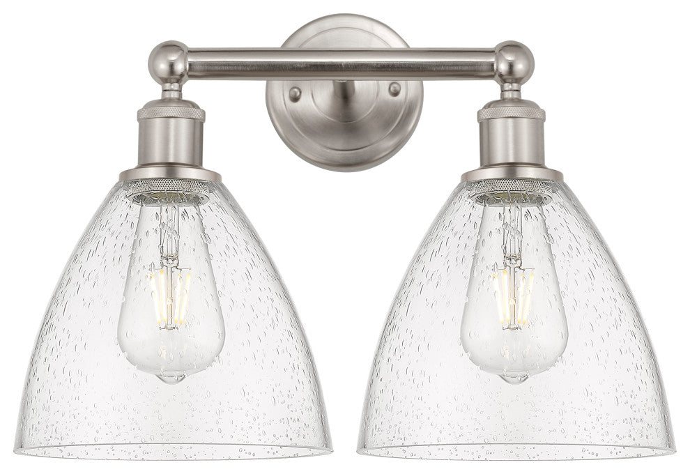 Innovations 616-2W-SN-GBD-754 2 Light Bath Vanity Light, Brushed Satin Nickel