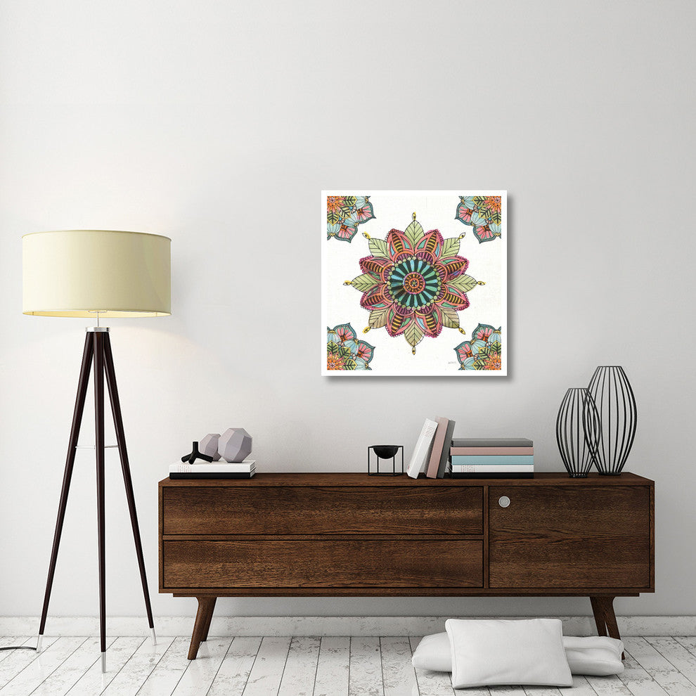 "Mandala Morning VI" Digital Paper Print by Anne Tavoletti, 32"x32"