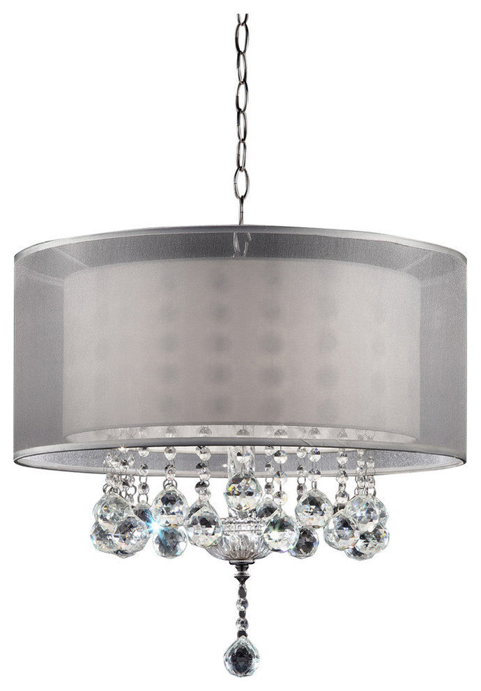 19" Moiselle Crystal Ceiling Lamp
