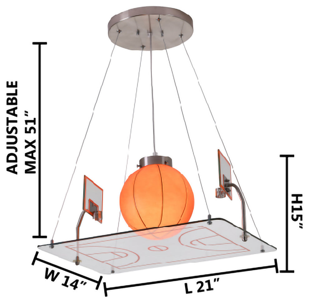 Basketball Court Children''s Lighting Fixture