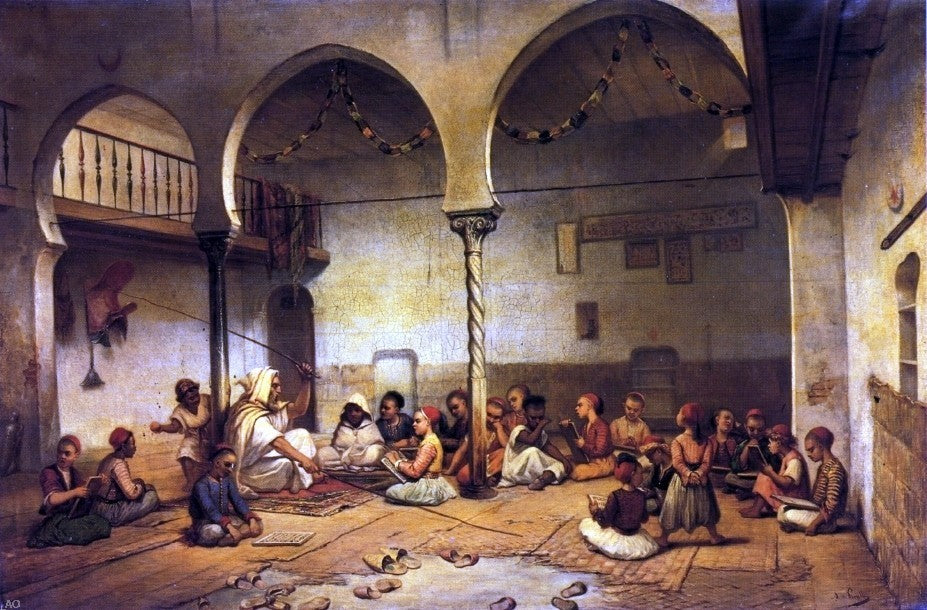 Auguste De Pinelli Moorish School, Gallery Wrapped Canvas Print, 18"x27"