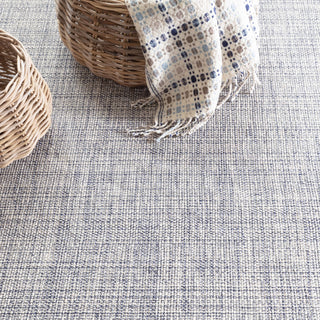 Dash & Albert Marled Indigo Handwoven Cotton Rug, Blue, 4' x 6'