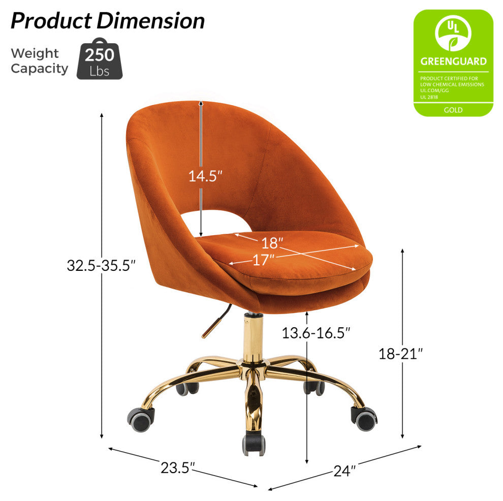 Savas Task Chair, Orange