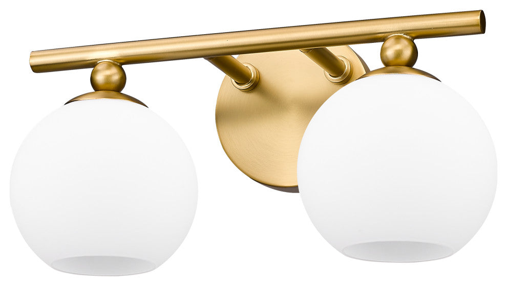 Z-LITE 2-Light Vanity, Modern Gold