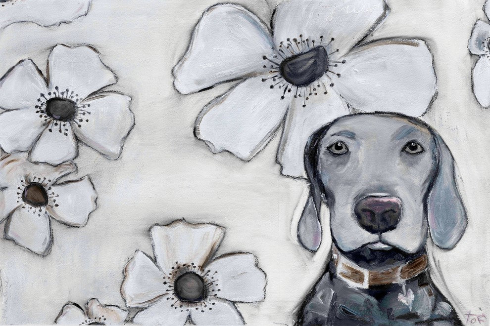 "Just in Time" Painting Print on Canvas by Tori Campisi