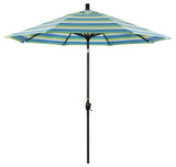9' Aluminum Umbrella Push Tilt, Seville Seaside