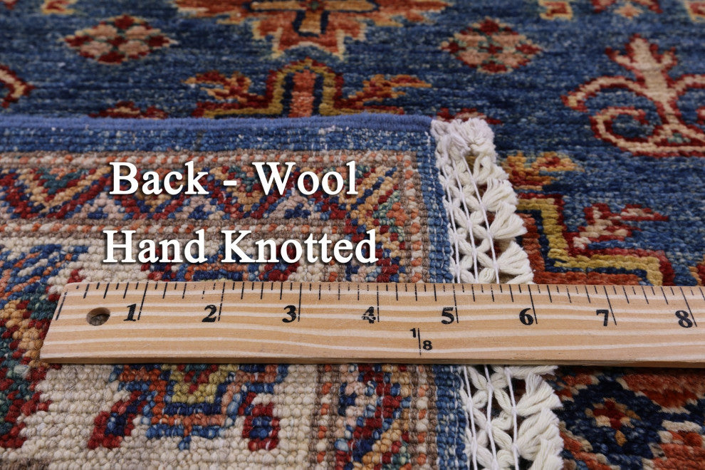2' 9" X 13' 4" Super Kazak Handmade Wool Runner Rug - Q12997
