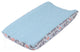 Quilted Changing Pad Cover, Aqua and White Dot