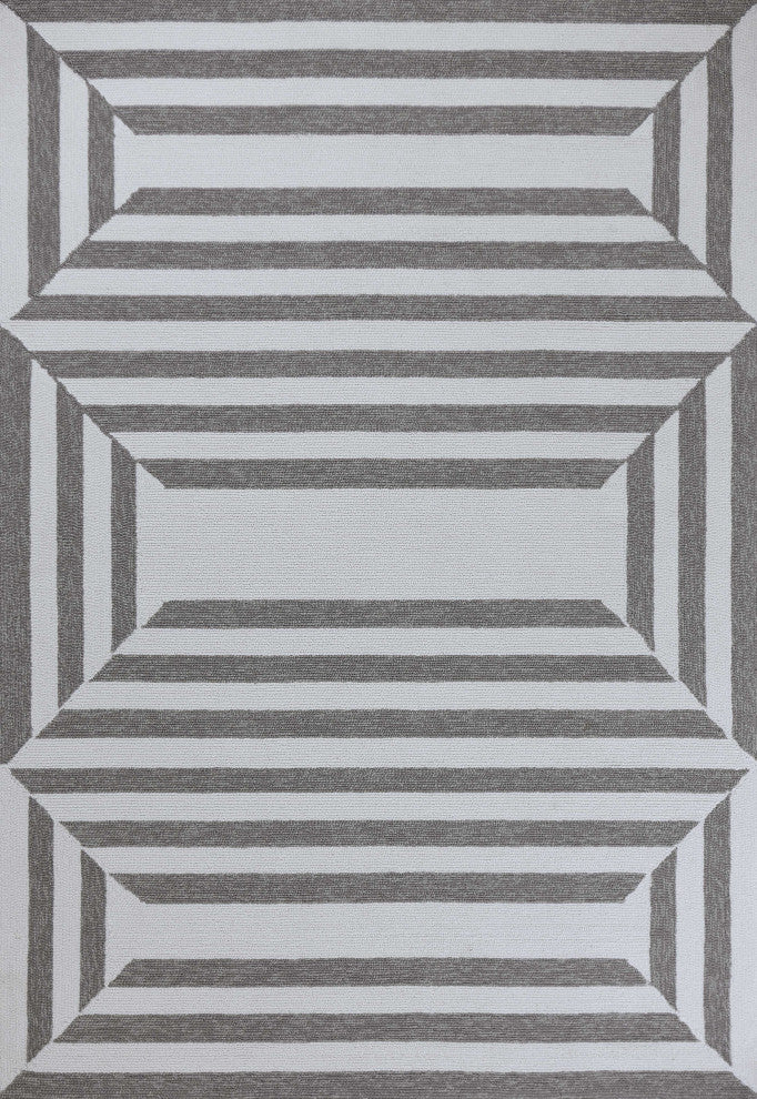 6' x 9' UV treated Polypropylene Oatmeal Area Rug